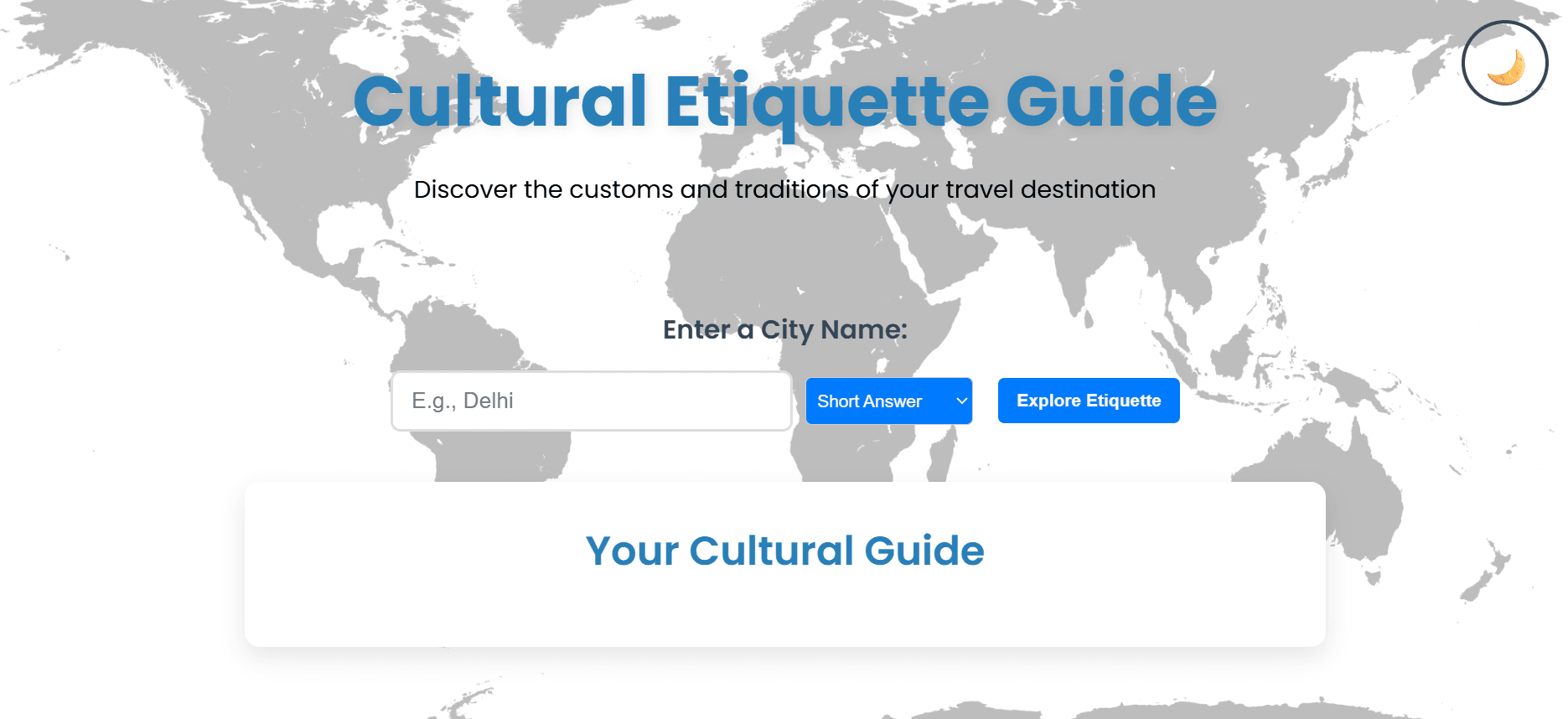 Cultural Etiquette Guide